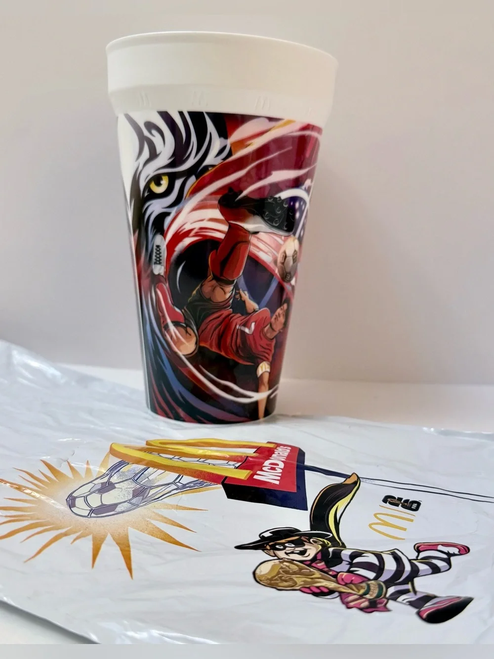 McDonalds FIFA World Cup 2026 Son Heung-min Collectible Plastic Cup Anime Style